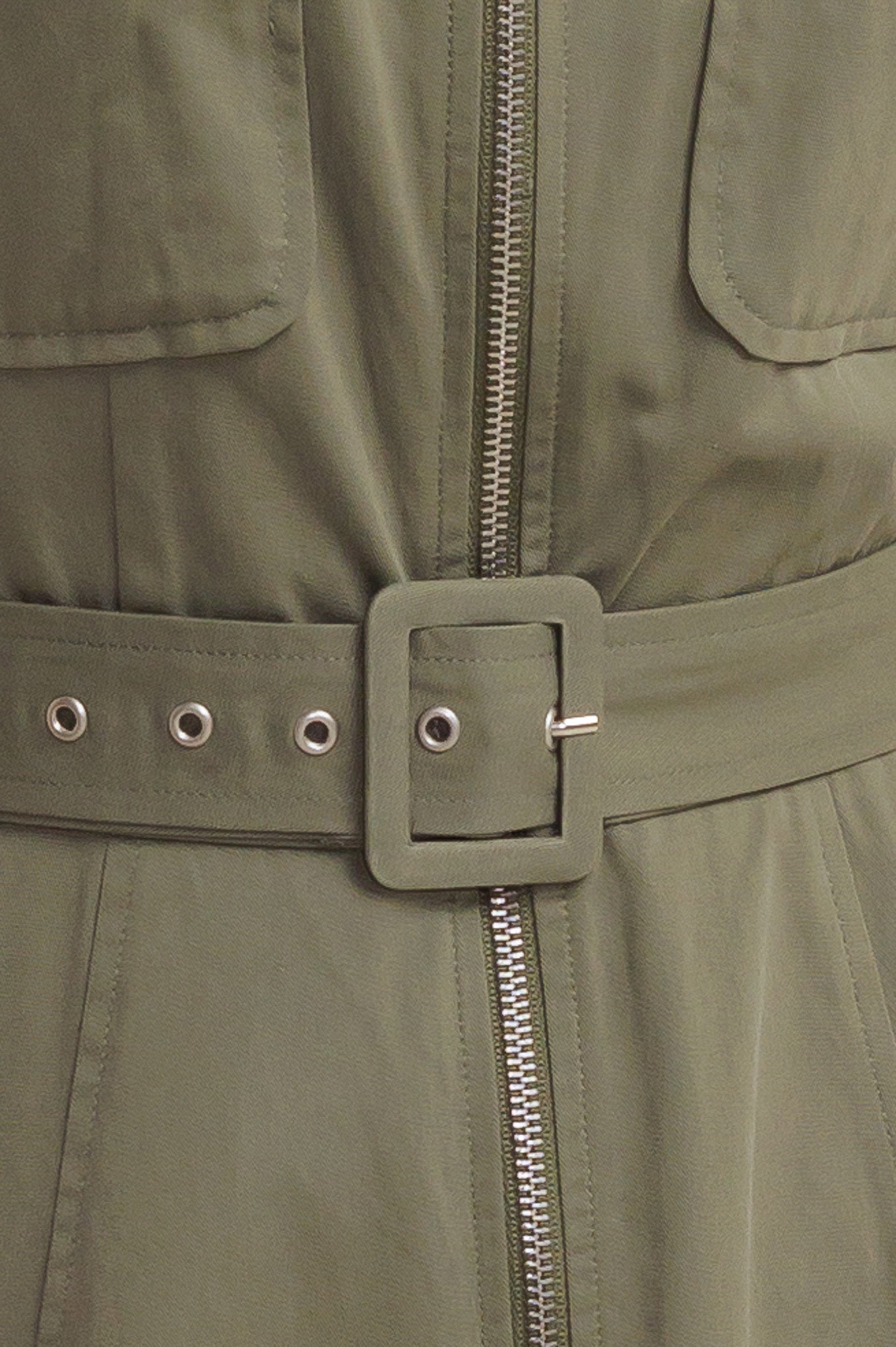 OLIVE GROVE WOVEN MIDI DRESS Flying Tomato